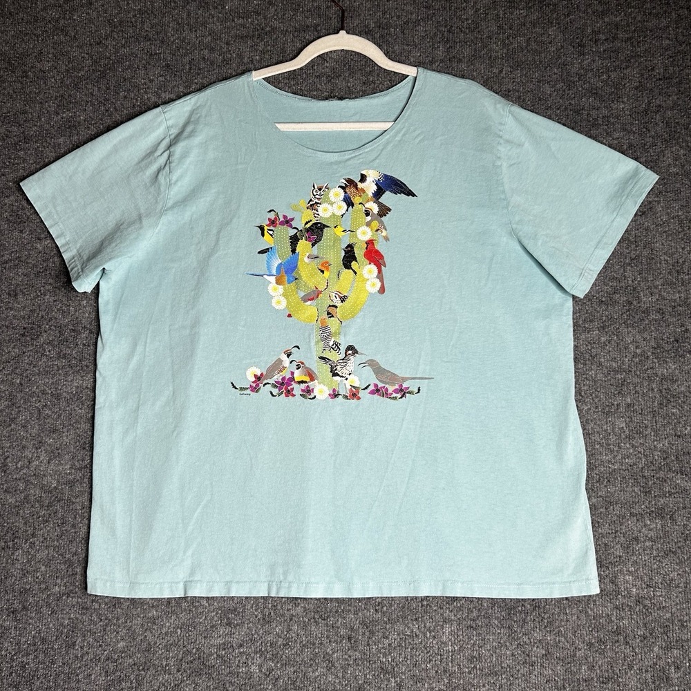 Sabaku Artwear Top Southwestern Desert Animals Size 1x Artsy